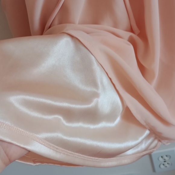 Vintage Peach Chiffon Summer Dress - Picture 10 of 10